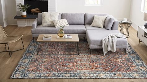 How To Place A Rug Under Sectional Sofa, Rug With Sectional