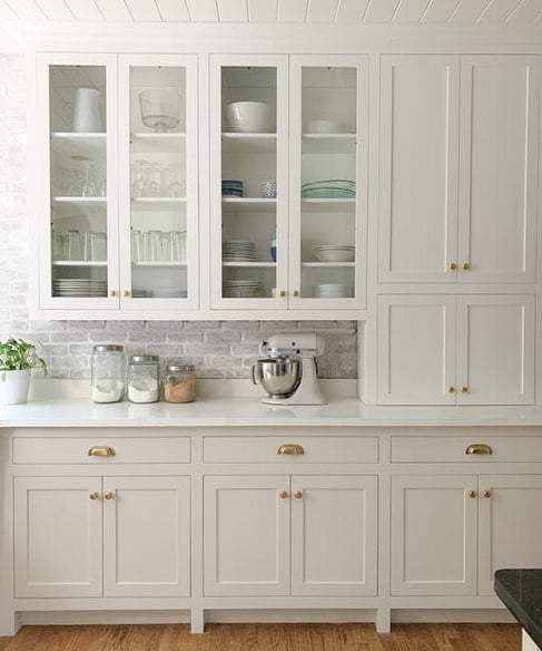 How To Style Glass Kitchen Cabinets